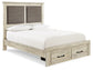 Cambeck Queen Upholstered Panel Storage Bed