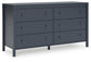 Simmenfort Six Drawer Dresser