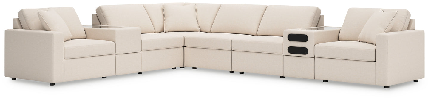 Modmax 8-Piece Sectional with Audio and Storage Consoles