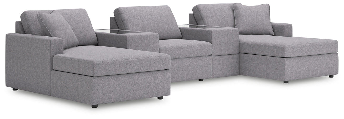 Modmax 5-Piece Pit Sectional with Storage Consoles