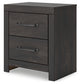 Hollivern Two Drawer Night Stand