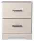 Stelsie Two Drawer Night Stand