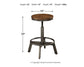 Torjin Counter Height Dining Table and 4 Barstools