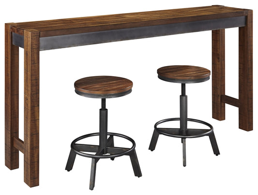 Torjin Counter Height Dining Table and 2 Barstools