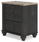 Nanforth Two Drawer Night Stand